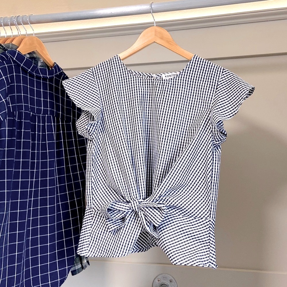 Sweet Buffalo Checked top